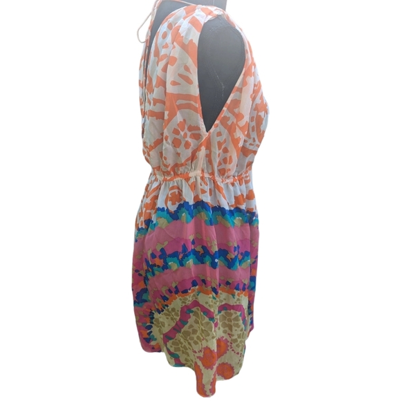 Tibi Silk Dress Beach Cover up Vacation Cruise Dress in Sz Small - Picture 10 of 16